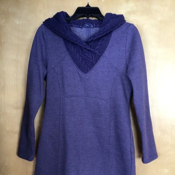 prana purple dress PRANA Purple Dress Size S Women's Long Sleeve Recycled Polyester Spandex